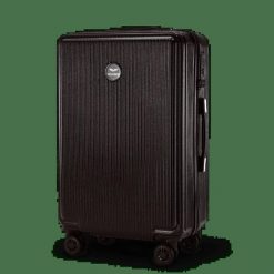 Walizka średnia Wings PC African Eagle 2.0 24" BLACK. Czarne walizki damskie Wings, bez wzorów, z materiału, średnie. Za 259.90 zł.