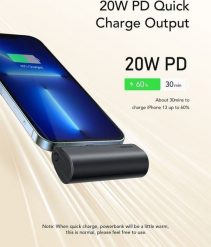 Powerbank Veger PlugOn 5000mAh Czarny. Czarne powerbanki Veger. Za 49.43 zł.