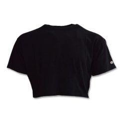 Koszulka Champion Crewneck Croptop T-shirt NBK. Czarne bluzki damskie Champion, xs, bez wzorów, sportowe, bez kołnierzyka, bez ramiączek. Za 126.00 zł.