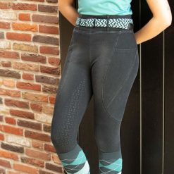 Damskie legginsy jeździeckie z pełną przyczepnością Harry's Horse Trendy. Czarne legginsy damskie HARRYS HORSE, s, bez wzorów, z bawełny, z podwyższonym stanem, długie, do jazdy konnej. Za 245.25 zł.