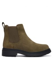 Clarks Sztyblety Orinoco 3 Lane 26329579 Zielony. Zielone botki damskie Clarks, bez wzorów, bez obcasa, na płaskiej podeszwie, bez zapięcia. Za 479.99 zł.