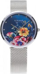 Zegarek damski Strand S700LXCLMC-DBM srebrny. Szare zegarki damskie Strand, srebrne. Za 240.00 zł.