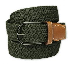 Zielony Elastyczny Męski Pasek do Spodni, Pleciony, Casual -ALTIES Parciany, Oliwkowy, Jednokolorowy. Zielone paski męskie Alties, z elastanu, casualowe. Za 59.00 zł.