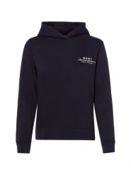Gant bluza z kapturem Kobiety niebieski, S. Niebieskie bluzy damskie GANT, s, bez wzorów, z bawełny, bez ramiączek, z kapturem. Za 379.95 zł.