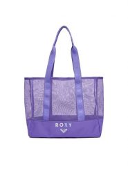 Roxy Torebka CWBEO-ROXY-M-007-09 Fioletowy. Fioletowe shopperki damskie Roxy, bez wzorów, z materiału, bez dodatków. Za 99.99 zł.