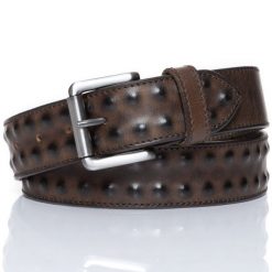 MUSTANG PASEK SKÓRZANY 40 mm SOPO-MUS066. Brązowe paski męskie Mustang, ze skóry, klasyczne. W wyprzedaży za 39.99 zł.