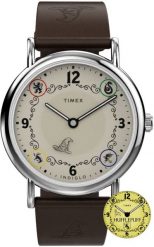 Zegarek Timex Zegarek męski Timex TW2Y76600 brązowy. Brązowe zegarki męskie Timex, bez wzorów. Za 699.00 zł.