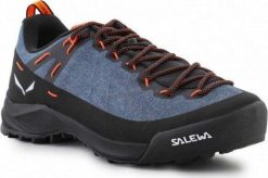 Buty trekkingowe męskie Salewa Wildfire Canvas niebieskie r. 44. Brązowe trekkingi męskie Salewa, bez zapięcia. Za 609.99 zł.