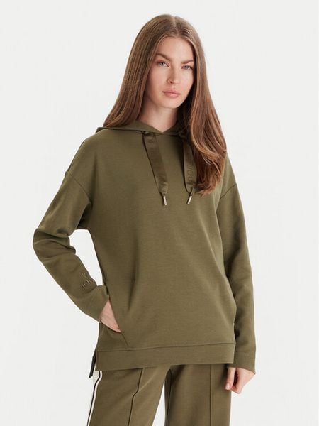 JOOP! Bluza 58 JW223JE158 30032522 Zielony Regular Fit. Zielone bluzy damskie JOOP!, bez wzorów, z bawełny, bez ramiączek, bez kaptura. Za 559.99 zł.