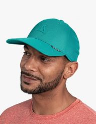 Czapka z daszkiem Schöffel Greenlane. Niebieskie czapki damskie Schöffel, bez wzorów, z materiału, sportowe. Za 174.99 zł.