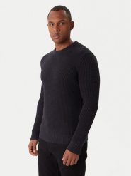 JOOP! Jeans Sweter Harono 30047662 Granatowy Modern Fit. Niebieskie swetry męskie JOOP! Jeans, m, bez wzorów, z bawełny, bez kołnierzyka, bez ramiączek. Za 659.99 zł.