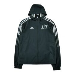 Second life - Adidas kurtka dresowa męska - Jak nowy. Czarne kurtki męskie Adidas, l, bez wzorów, z dresówki, eleganckie, bez kaptura. Za 149.06 zł.