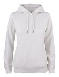 Clique Premium OC Hoody Women — damska bluza z kapturem organic – nature melange. Szare bluzy damskie CLIQUE, s, bez wzorów, z bawełny, bez ramiączek, z kapturem. Za 262.25 zł.