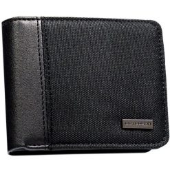 Portfel męski Peterson PTN EH-06Z czarny. Czarne portfele męskie Peterson, bez wzorów, ze skóry ekologicznej. Za 69.99 zł.