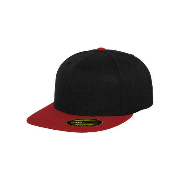 Czapka Flexfit premium 210 2-tone. Czarne czapki damskie FLEXFIT, bez wzorów, z materiału, eleganckie. Za 89.95 zł.