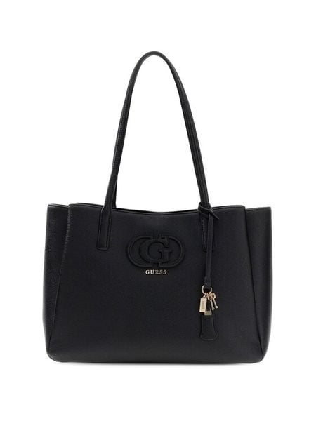 Guess Torebka HWBG99 05230 Czarny. Czarne shopperki damskie Guess, z aplikacjami, ze skóry, bez dodatków. Za 489.99 zł.