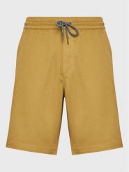 Volcom Szorty materiałowe Frickin Ew Short 19 A1012304 Khaki Regular Fit. Brązowe szorty męskie Volcom, bez wzorów, z bawełny. Za 199.99 zł.