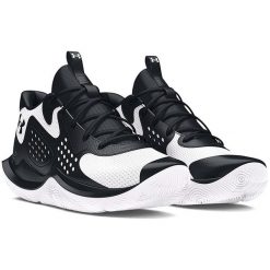 Buty sportowe dla mężczyzn Under Armour JET. Białe buty sportowe męskie Under Armour, bez wzorów, bez zapięcia, do koszykówki. Za 399.90 zł.