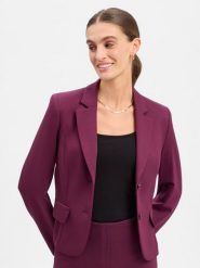 Marc Cain bluza typu blezer Kobiety lila, 44. Bluzy damskie Marc Cain, bez wzorów, z dresówki, biznesowe, bez ramiączek, bez kaptura. Za 1,499.95 zł.