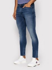 Tommy Jeans Jeansy Simon DM0DM09563 Granatowy Skinny Fit. Niebieskie jeansy męskie Tommy Jeans, z bawełny. Za 339.99 zł.
