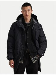 Polo Ralph Lauren Płaszcz zimowy 710968114002 Czarny Regular Fit. Czarne płaszcze męskie Polo Ralph Lauren, na zimę, m, bez wzorów, z syntetyku, bez kołnierzyka, bez kaptura. Za 2,999.00 zł.