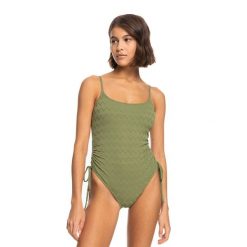 Strój kąpielowy jednoczęściowy damski ROXY Current Coolness One Piece. Zielone stroje kąpielowe damskie Roxy, xs, bez wzorów, z elastanu. Za 149.99 zł.
