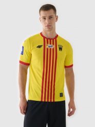 4F Koszulka klubowa domowa z sezonu 2024/25 męska 4F x Korona Kielce - multikolor XXL. Fioletowe t-shirty męskie 4F, m, bez wzorów, z dzianiny, bez kołnierzyka, bez ramiączek. Za 249.99 zł.