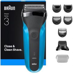 Golarka Braun Maszynka foliowa Przycinarka Czarny, Niebieski. Golarki i trymery BRAUN. Za 364.90 zł.