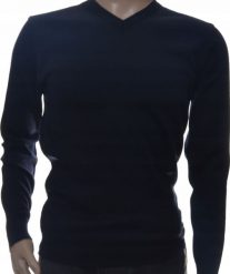 Leccos Elegancki klasyczny sweter męski wełniany L granat. Swetry męskie Leccos, l, bez wzorów, z wełny, eleganckie, bez kołnierzyka, bez ramiączek. Za 99.99 zł.