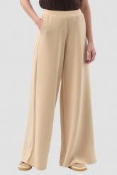 GUESS Beżowe damskie spodnie dresowe Olympe Wide Leg, Rozmiar XS. Brązowe spodnie dresowe damskie Guess, z aplikacjami, z dresówki. Za 489.99 zł.