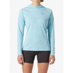 Bluza termoaktywna damska Helly Hansen LIFA Active Solen GR Hoodie. Niebieskie bluzy damskie Helly Hansen, m, bez wzorów, bez ramiączek, bez kaptura. Za 297.99 zł.