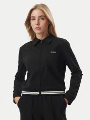 Guess Bluza V6BQ11 W4757 Czarny Regular Fit. Czarne bluzy damskie Guess, l, z aplikacjami, bez ramiączek, bez kaptura. Za 434.99 zł.