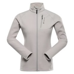 Bluza damska turystyczna szybkoschnąca Alpine Pro Morwa. Brązowe bluzy damskie Alpine Pro, bez wzorów, bez ramiączek, bez kaptura. W wyprzedaży za 299.00 zł.