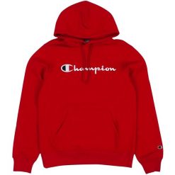 Bluza Męska RS054. Czerwone bluzy męskie Champion, m, bez wzorów, bez ramiączek, bez kaptura. Za 333.99 zł.