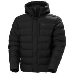 Kurtka z kapturem Helly Hansen Alby Puffy. Czarne kurtki męskie Helly Hansen, bez wzorów, z puchu, klasyczne, z kapturem. W wyprzedaży za 1,029.50 zł.