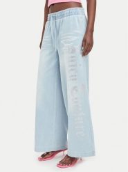 Juicy Couture Jeansy JCDBJ226962 Niebieski Wide Leg. Niebieskie jeansy damskie Juicy Couture, bez wzorów, z jeansu. Za 399.99 zł.
