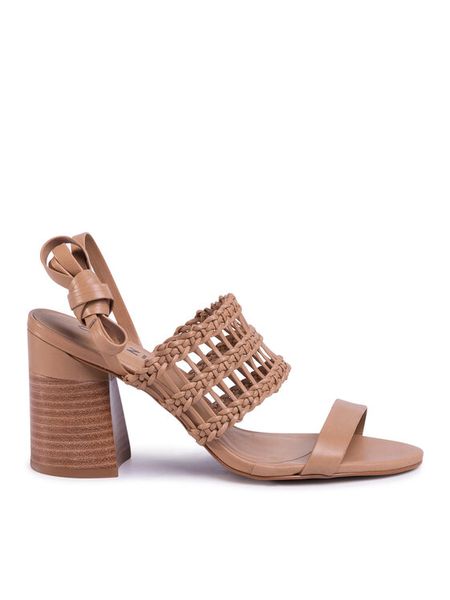 QUAZI Sandały QZ-49-04-000428 Brązowy. Brązowe sandały damskie QUAZI, bez wzorów, ze skóry, bez obcasa, na słupku, bez zapięcia. Za 339.99 zł.