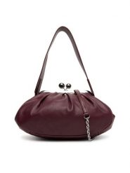 Weekend Max Mara Torebka Cubico 2525516194600 Fioletowy. Fioletowe torebki do ręki damskie Weekend Max Mara, bez wzorów, ze skóry, bez dodatków. Za 1,819.00 zł.