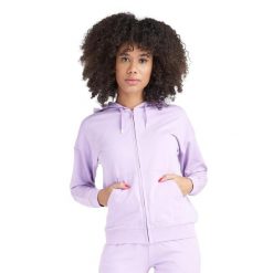 Bluza z bawełna z kaptur na co dzień na siłownię. Niebieskie bluzy damskie LEONE 1947 APPAREL, bez wzorów, z bawełny, sportowe, bez ramiączek, bez kaptura. W wyprzedaży za 218.92 zł.