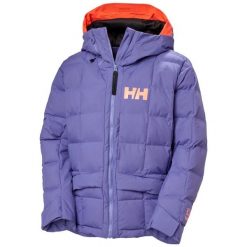 Damska kurtka narciarska Helly Hansen Emiko Ridable. Fioletowe kurtki sportowe damskie Helly Hansen, bez wzorów, bez ramiączek, bez kaptura, narciarskie. Za 1,761.50 zł.