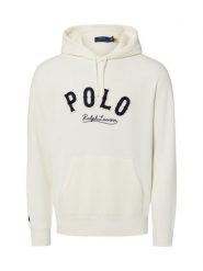 Polo Ralph Lauren Męski sweter z kapturem Mężczyźni Bawełna biały jednolity, XL. Białe swetry męskie Polo Ralph Lauren, m, bez wzorów, z bawełny, bez kołnierzyka, bez ramiączek. Za 949.95 zł.