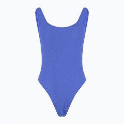 Strój kąpielowy jednoczęściowy damski ROXY Aruba. Niebieskie stroje kąpielowe damskie Roxy, l, bez wzorów, z elastanu. Za 259.99 zł.
