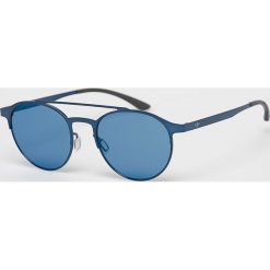 Adidas Originals - Okulary AOM003. Niebieskie okulary przeciwsłoneczne damskie adidas Originals, okrągłe. W wyprzedaży za 149.90 zł.