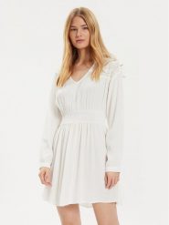 Vila Sukienka letnia Mesa 14092006 Écru Loose Fit. Sukienki damskie Vila, na lato, bez wzorów, z wiskozy, bez kołnierzyka, bez ramiączek. Za 149.99 zł.