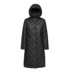 Kurtka GEOX W4620B Czarny. Czarne kurtki sportowe damskie Geox, bez wzorów, z puchu, bez ramiączek, bez kaptura, trekkingowe. Za 549.99 zł.