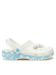 Crocs Klapki Classic Cinnamoroll Clog 210343 Biały. Białe klapki męskie Crocs, bez wzorów, z tworzywa sztucznego, bez zapięcia. Za 189.99 zł.