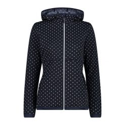 Damska kurtka z kapturem CMP. Białe kurtki sportowe damskie CMP, bez wzorów, bez ramiączek, z kapturem, trekkingowe. Za 323.50 zł.