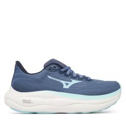 Buty do biegania Mizuno. Niebieskie obuwie sportowe damskie Mizuno, bez wzorów, bez zapięcia, do biegania, mizuno wave. Za 769.99 zł.