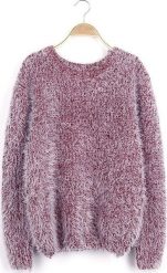 Pan i Pani Gadżet Włochaty sweter damski. Swetry nierozpinane damskie Pan i Pani Gadżet, bez wzorów, bez kołnierzyka, bez ramiączek. Za 79.90 zł.