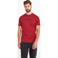 T-SHIRT EMPORIO ARMANI. T-shirty damskie Emporio Armani, xl, bez wzorów, bez kołnierzyka, bez ramiączek. W wyprzedaży za 285.67 zł.